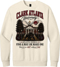 No AUC Without CAU classic crewneck — Greige